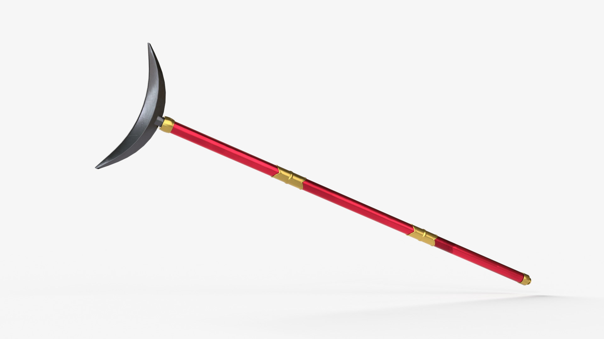 Japanese Spears Collections Red 3D model_3