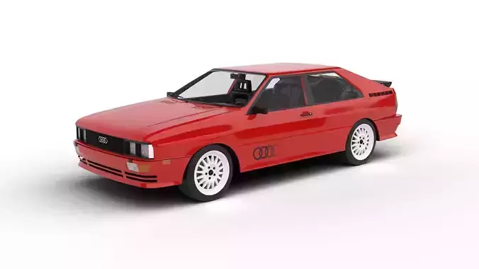 Audi Quattro UR 1980 3d model