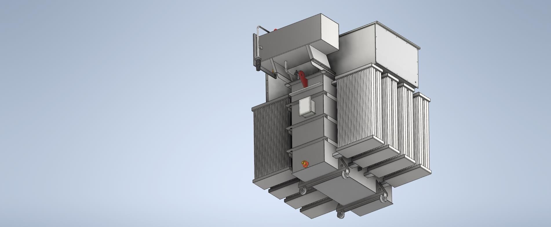 3000KVA 15KV-550V TRANSFORMER 3D model_2