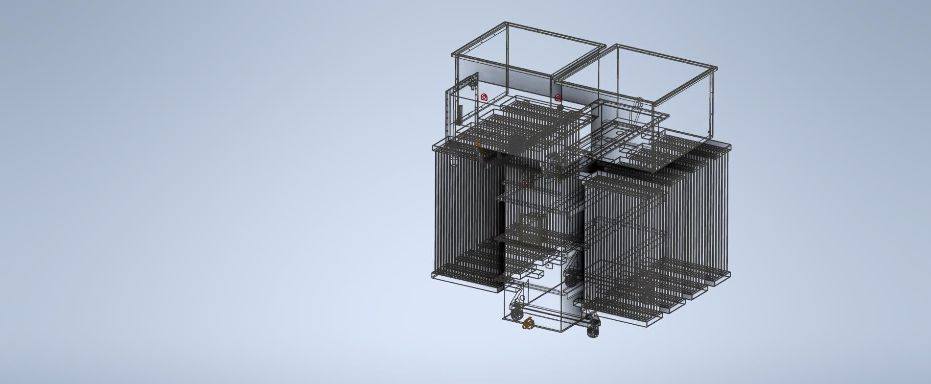 3000KVA 15KV-550V TRANSFORMER 3D model_10