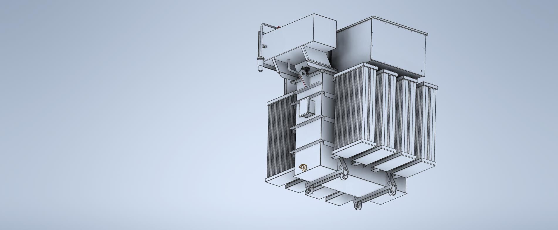 3000KVA 15KV-550V TRANSFORMER 3D model_11