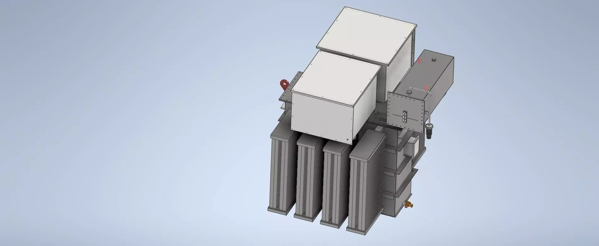 3000KVA 15KV-550V TRANSFORMER 3D model_0