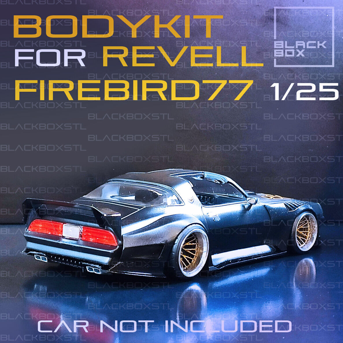 Bodykit for FIREBIRD 77 Revell modelkit 1-25th scale 3D print model_4
