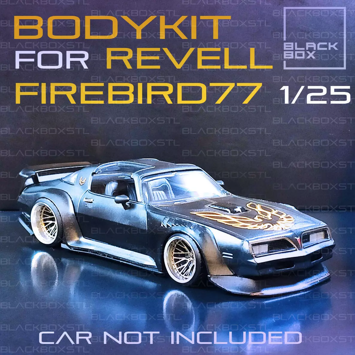 Bodykit for FIREBIRD 77 Revell modelkit 1-25th scale 3D print model_0