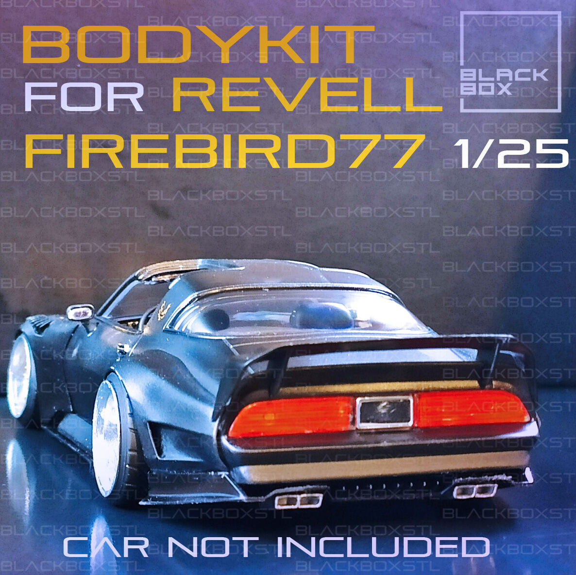 Bodykit for FIREBIRD 77 Revell modelkit 1-25th scale 3D print model_6