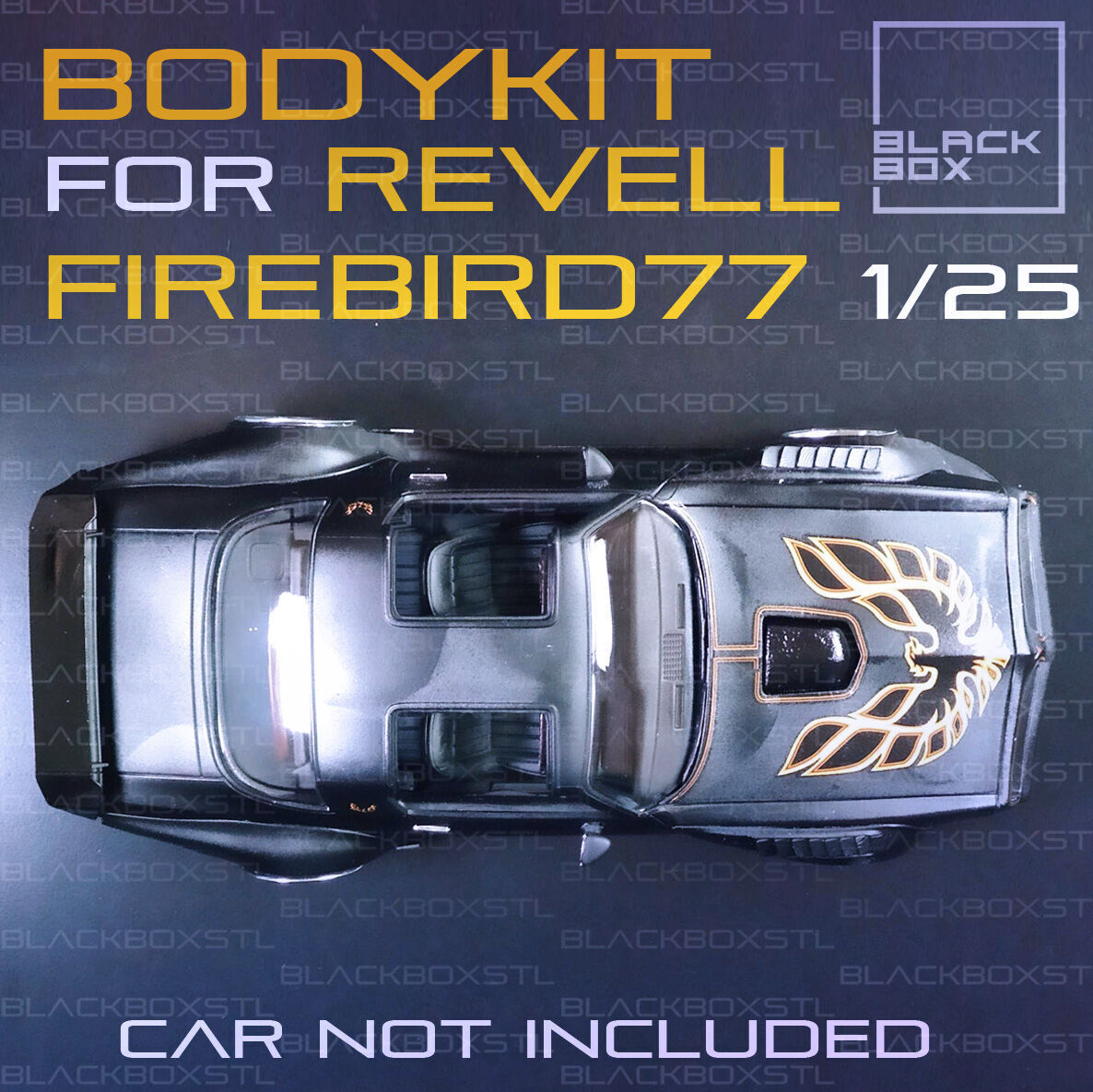 Bodykit for FIREBIRD 77 Revell modelkit 1-25th scale 3D print model_5