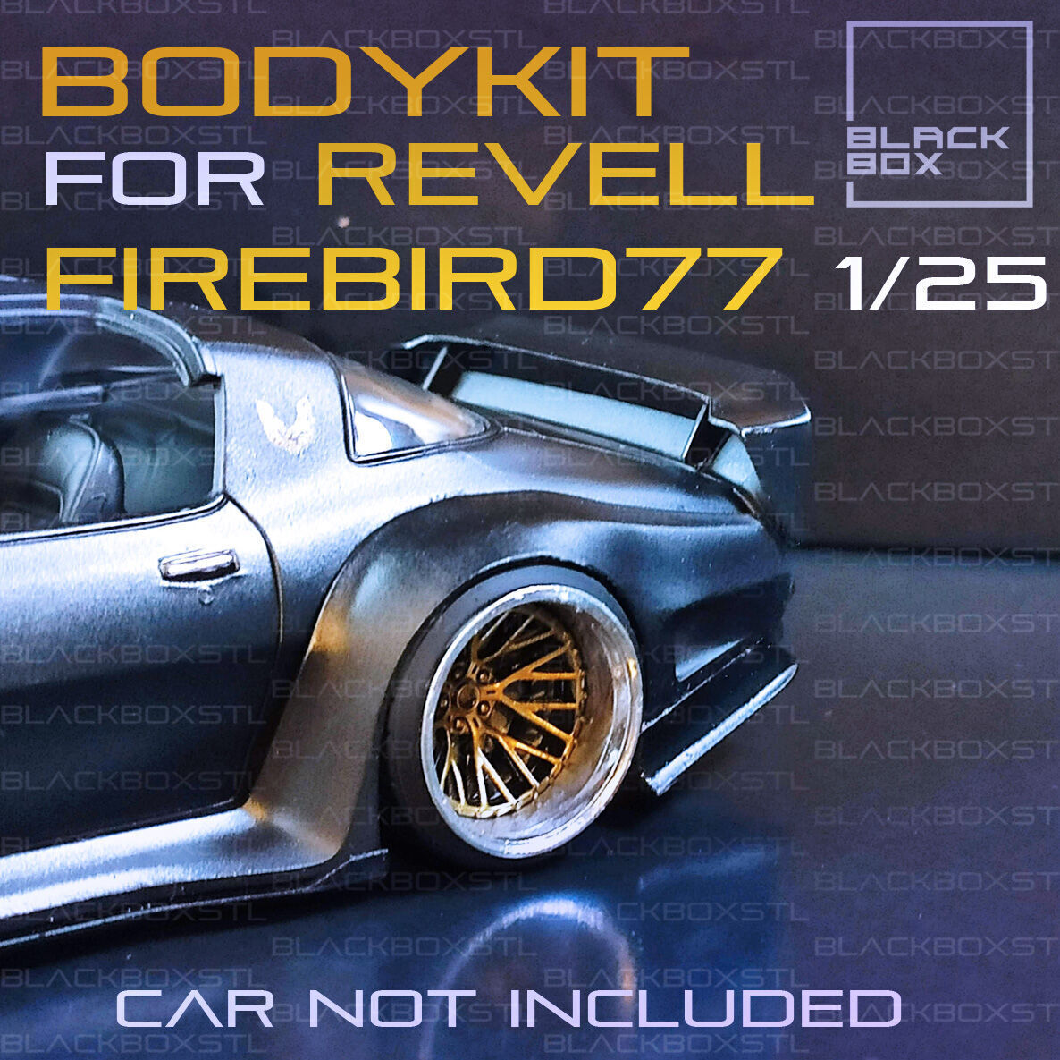 Bodykit for FIREBIRD 77 Revell modelkit 1-25th scale 3D print model_10