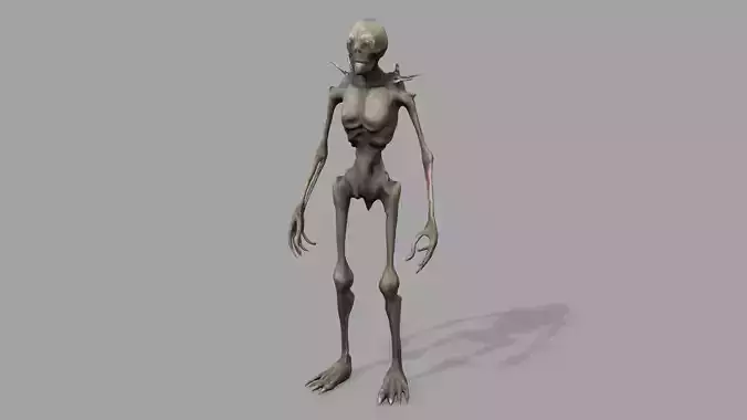 DEMON CHARACTER - RIGGED AND DECEASED COFFIN