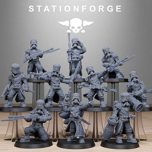 GrimGuard Royals 3D print model