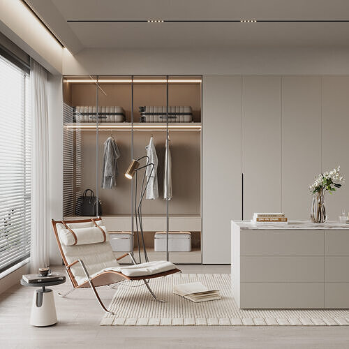 Modern cloakroom 3D model