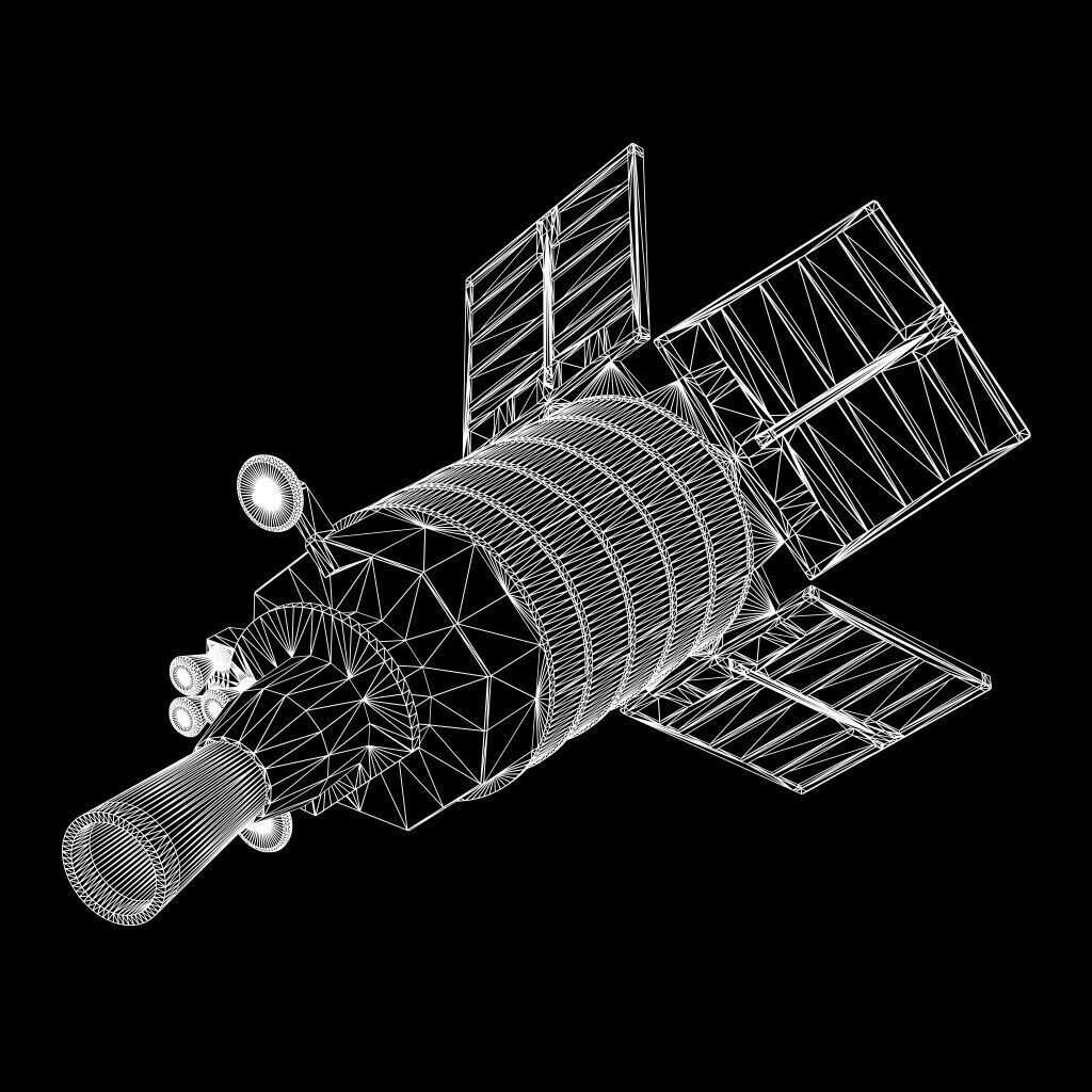 DSP Satellite 3D print model_6