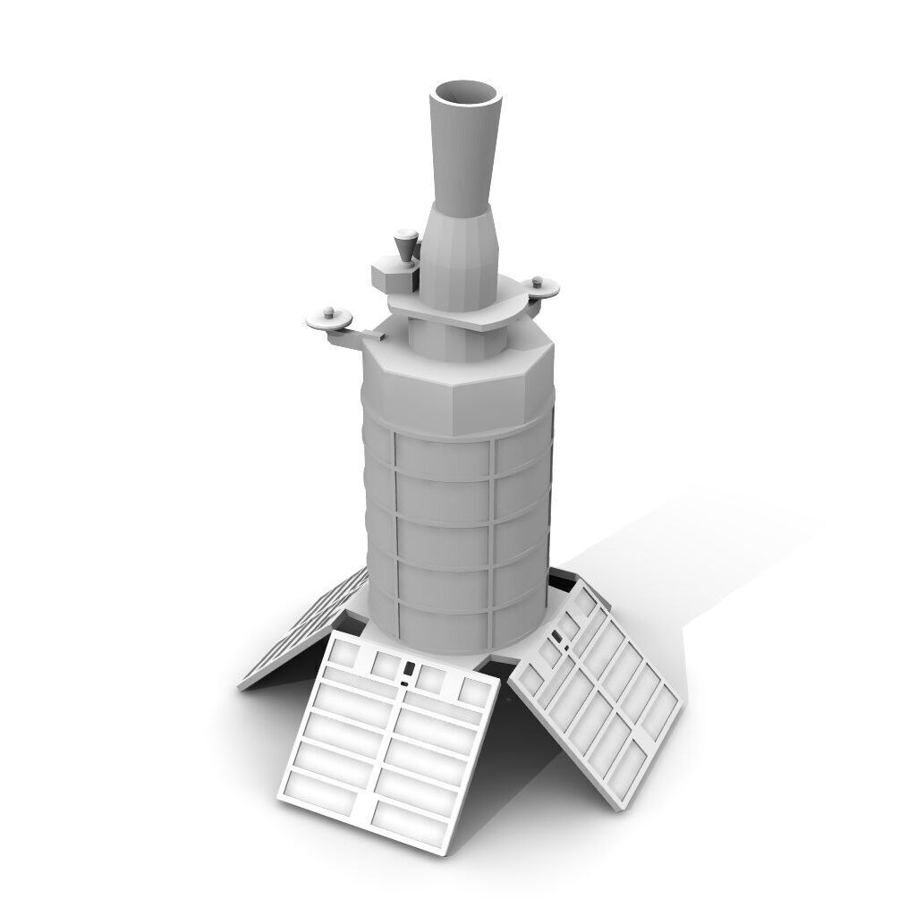 DSP Satellite 3D print model_5