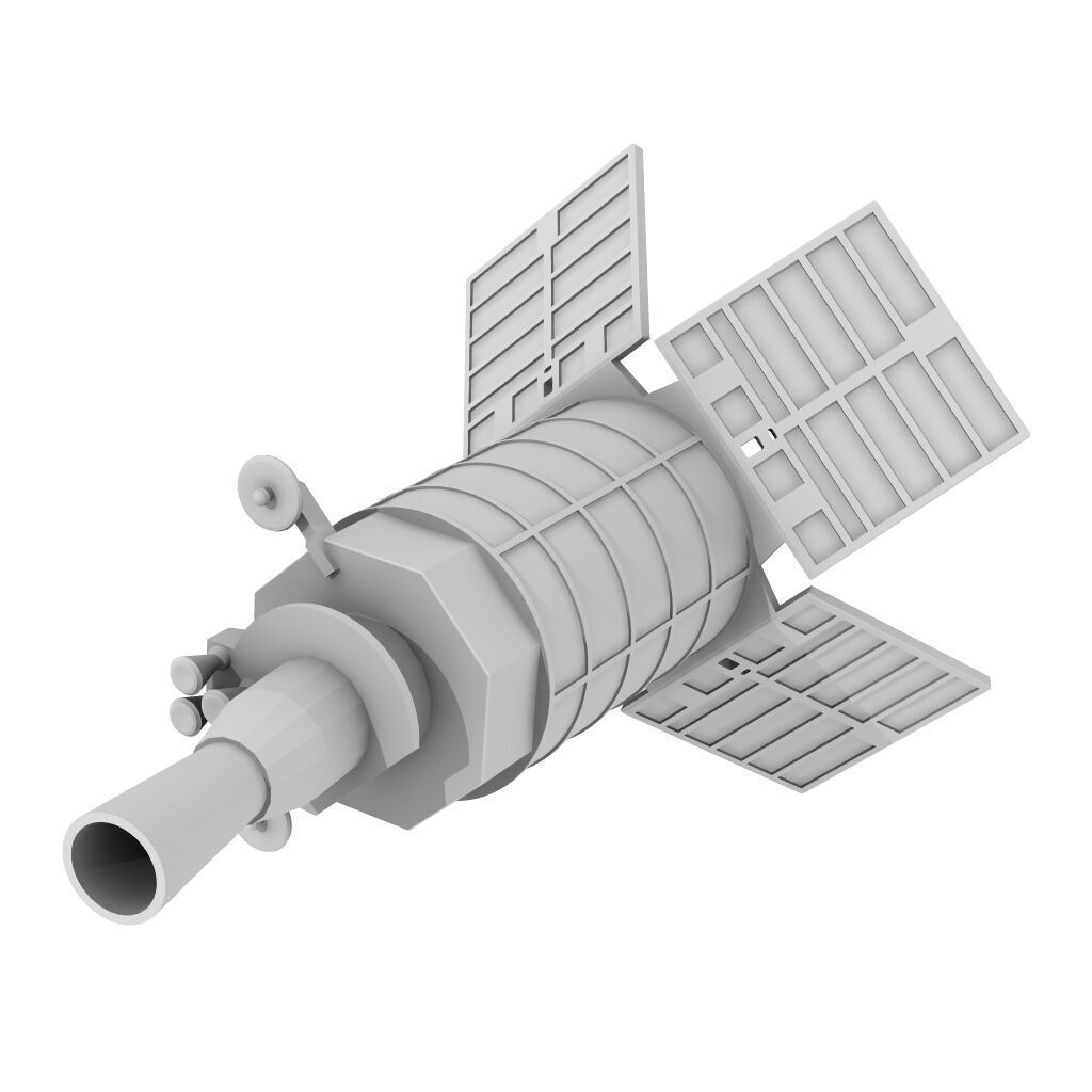 DSP Satellite 3D print model_2