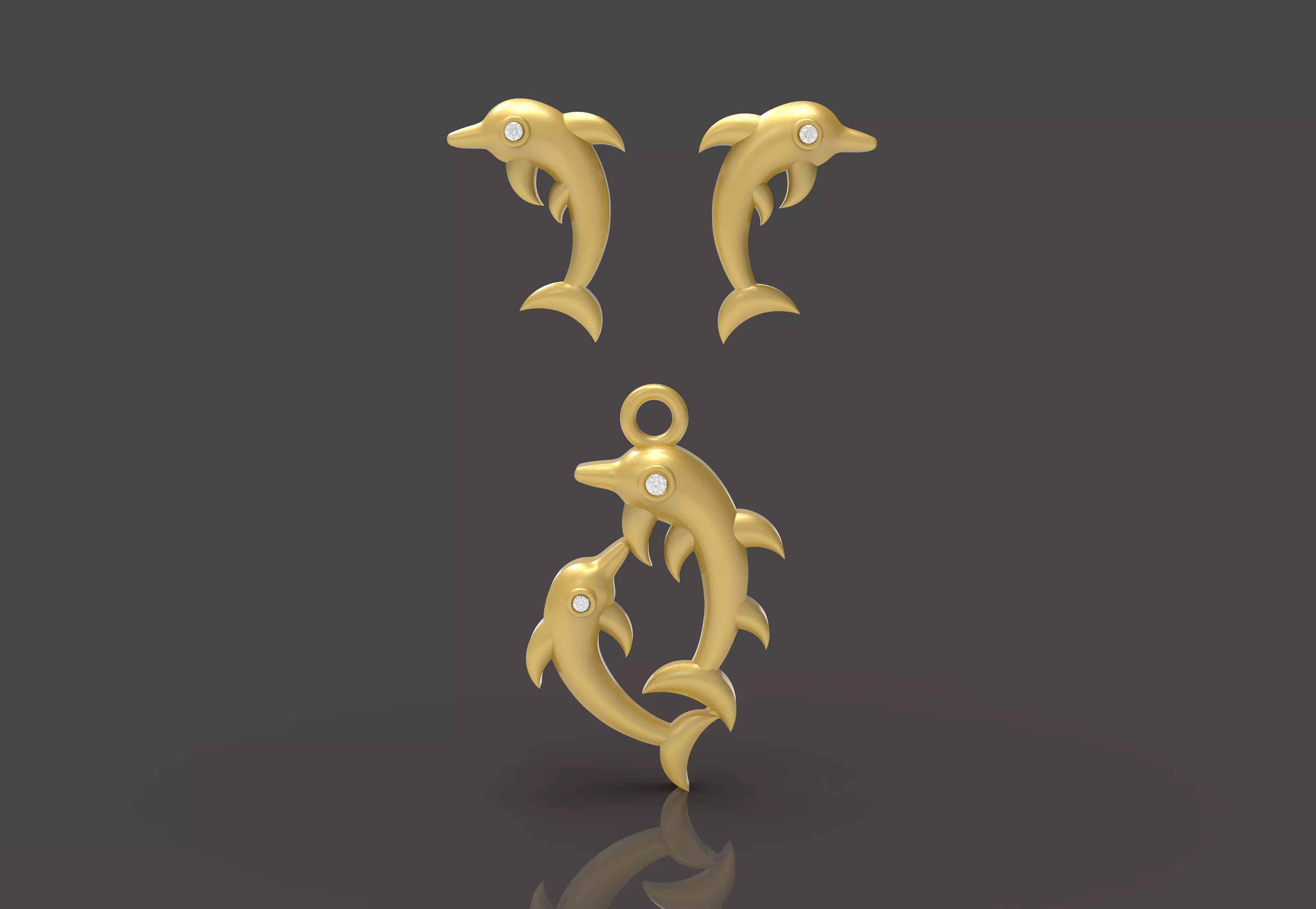 Fish Pendant - 0103 3D print model_0
