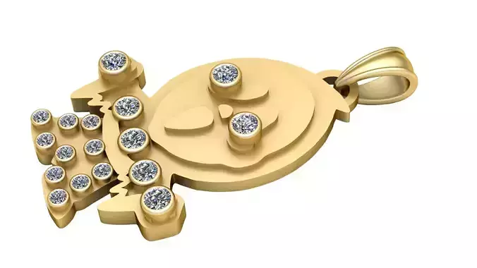 Buy Kids pendant 3d prientable model