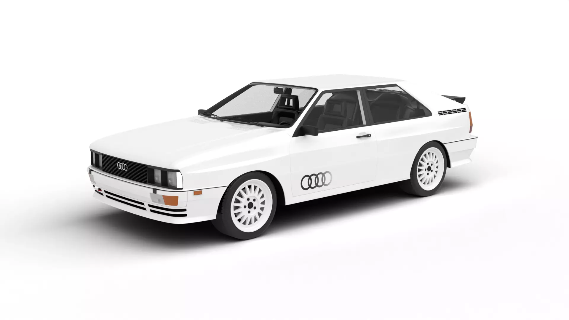 Audi Quattro UR 1980 3d model 3D model
