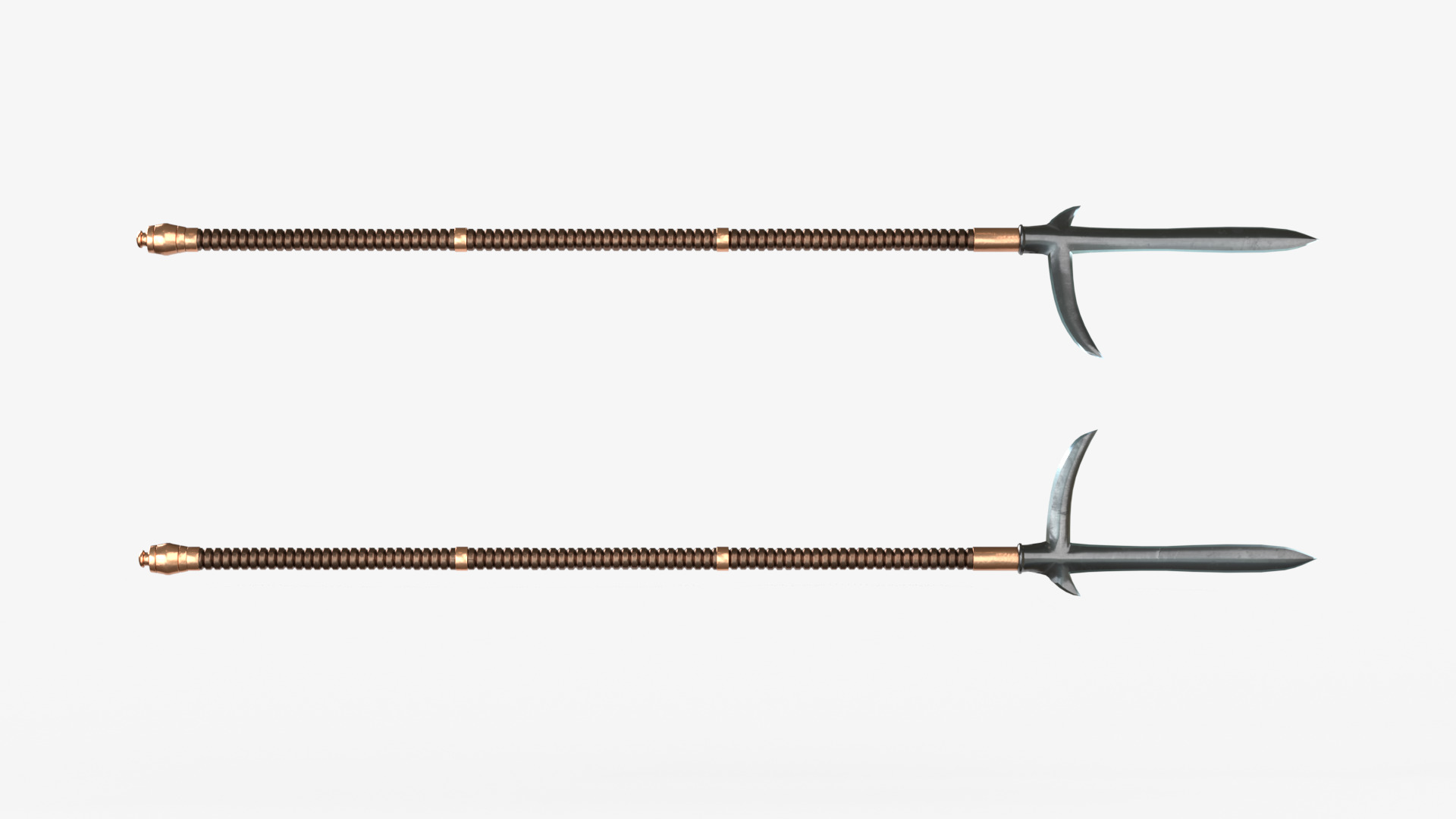 Japanese Spears Collections Brown 3D model_8