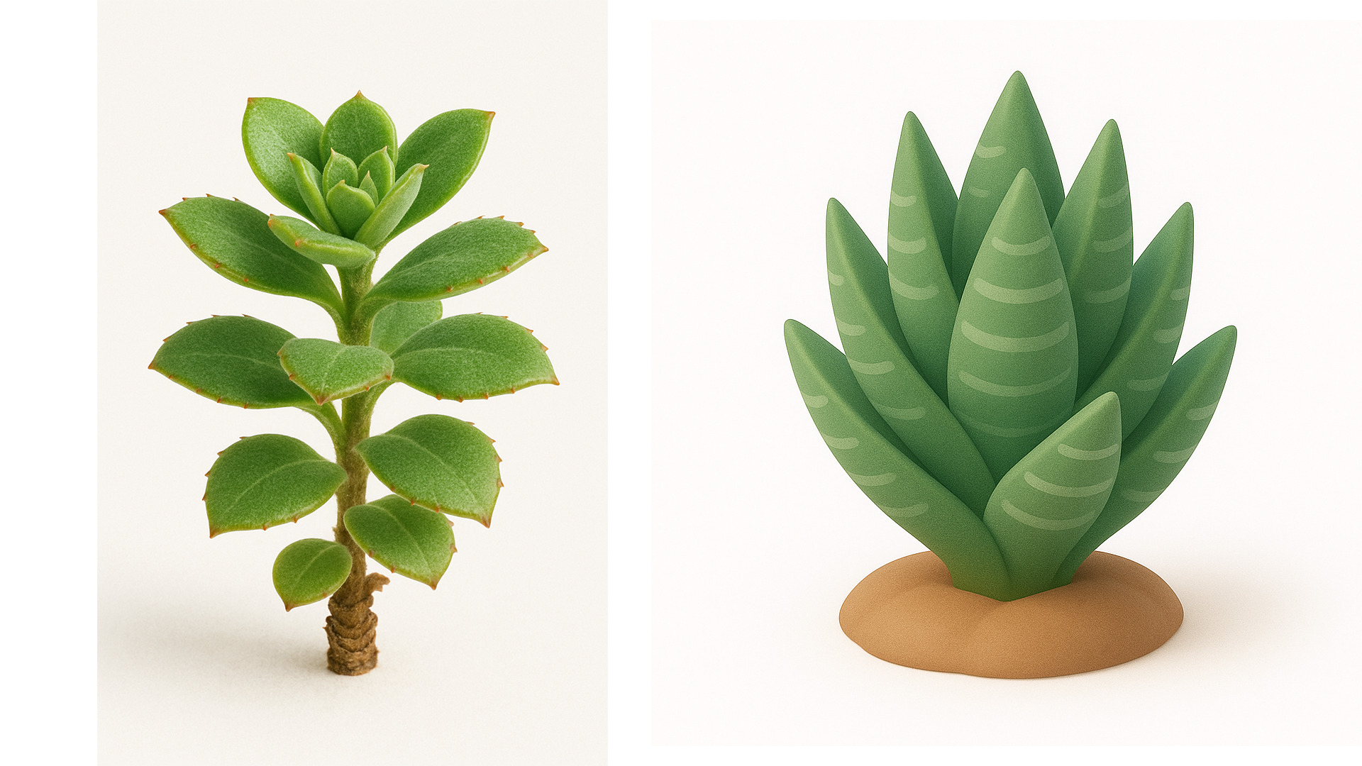 Succulent Pack Low-poly 3D model_7