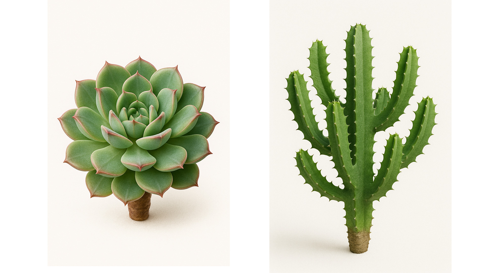 Succulent Pack Low-poly 3D model_6
