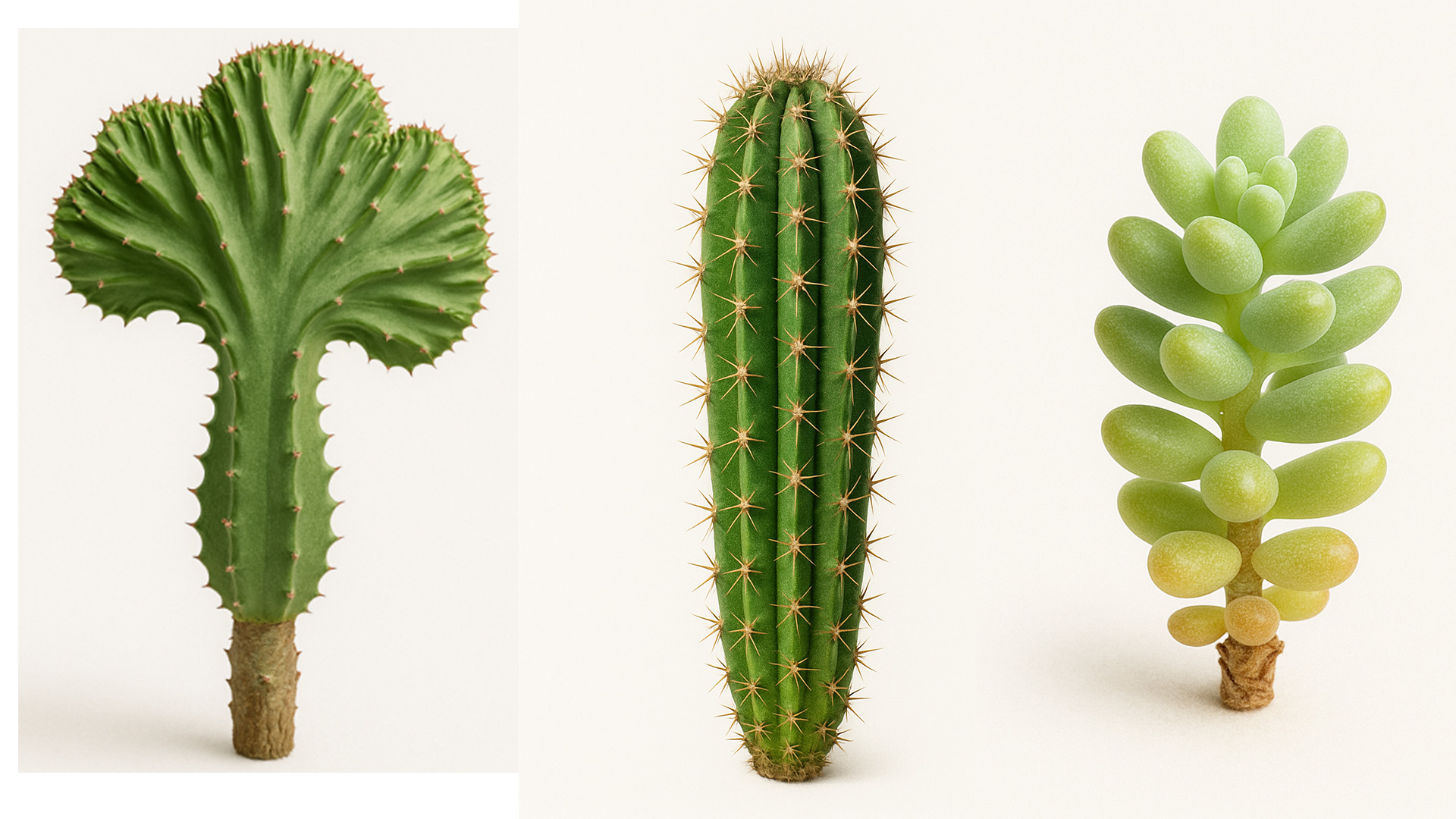 Succulent Pack Low-poly 3D model_3