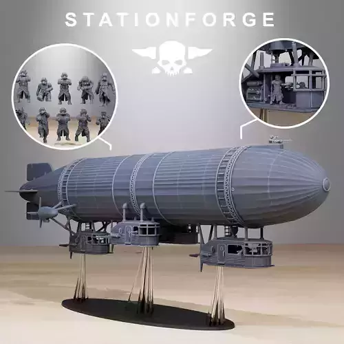  GrimGuard Airship 3D print model