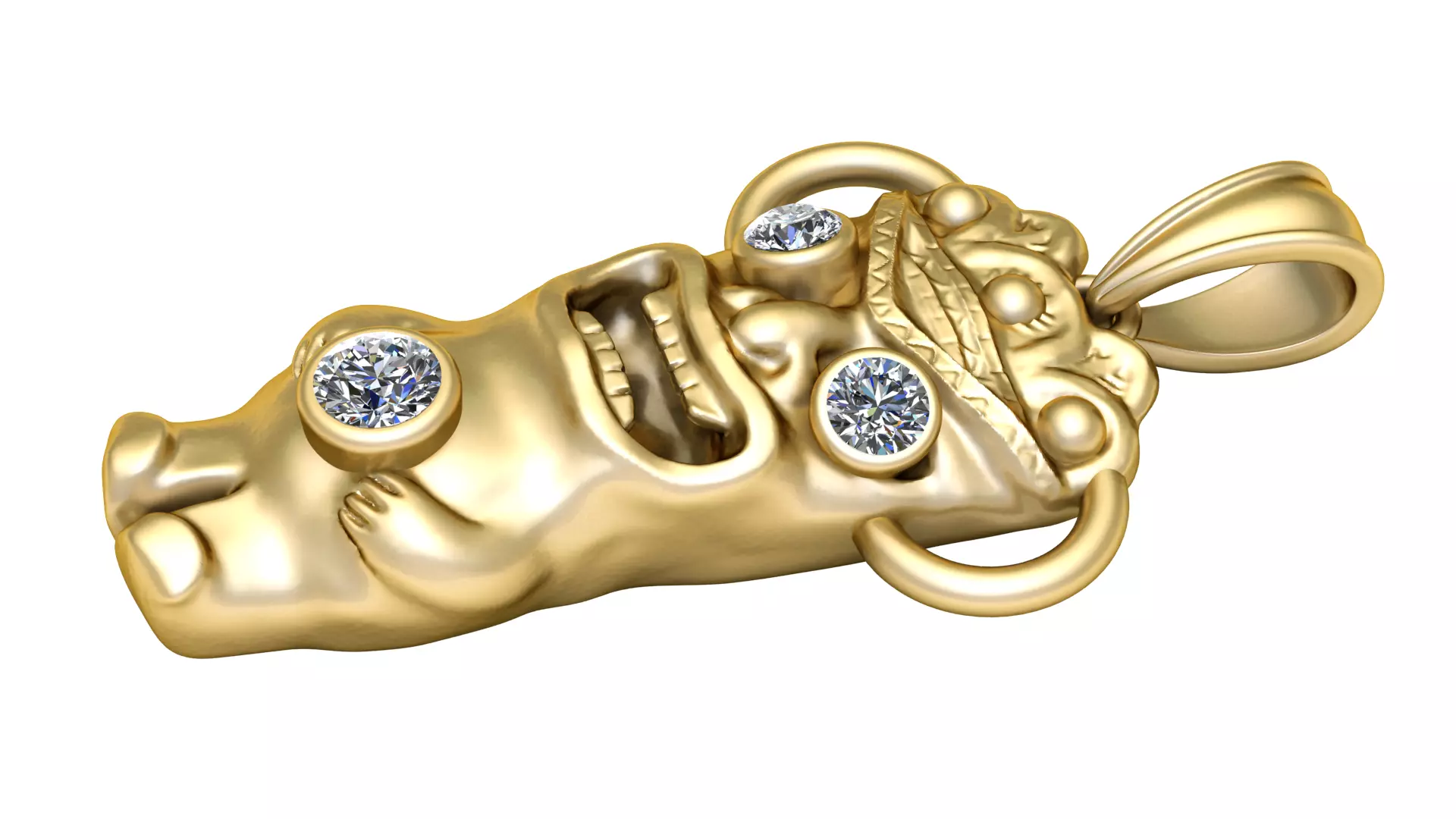 LITTLE BOY pendant 3d prientable model 3D print model