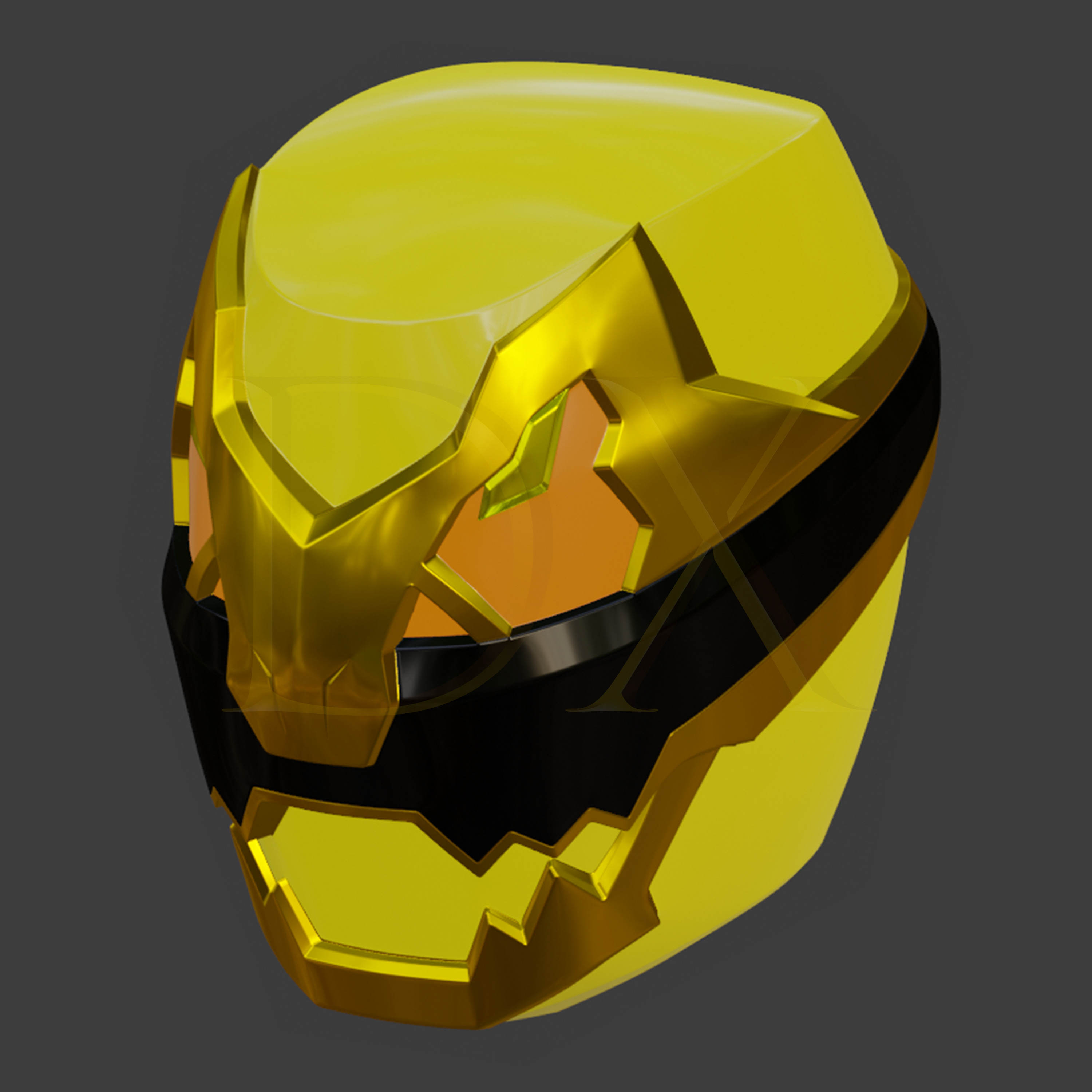 No 1 Sentai Gozyuger - Gozyuger Tyrano Yellow 3D print model_3