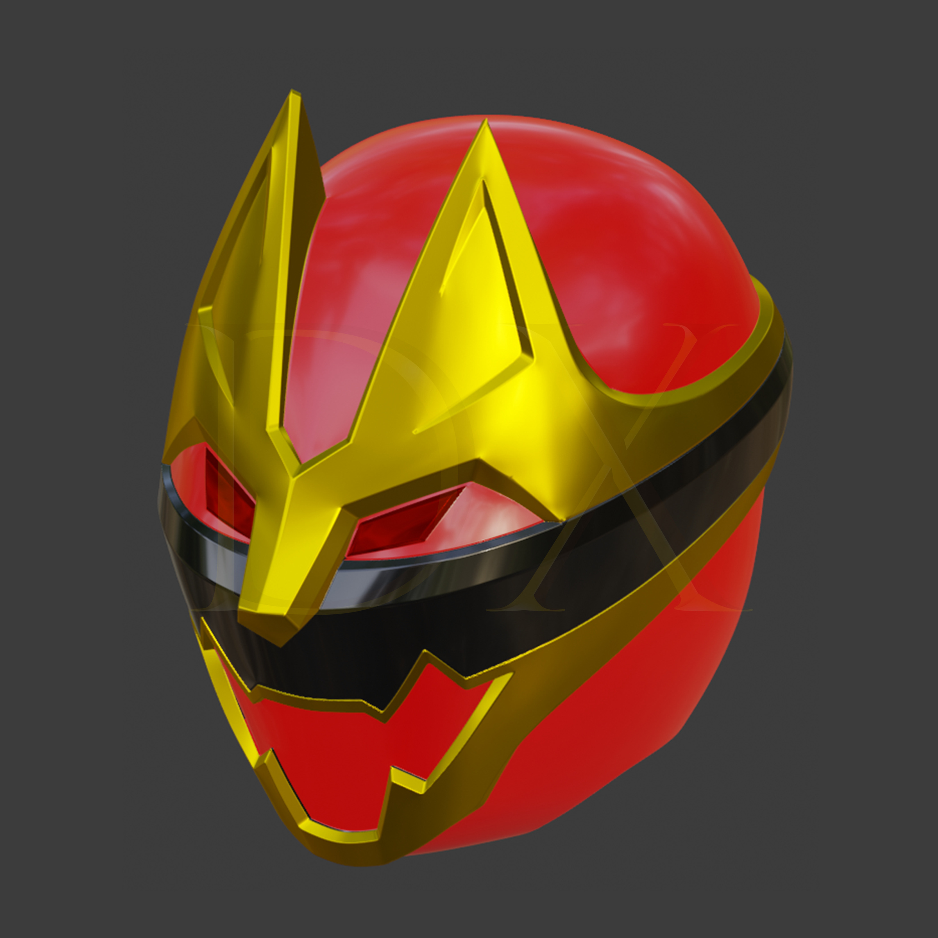 No 1 Sentai Gozyuger - Gozyuger Wolf Red 3D print model_3