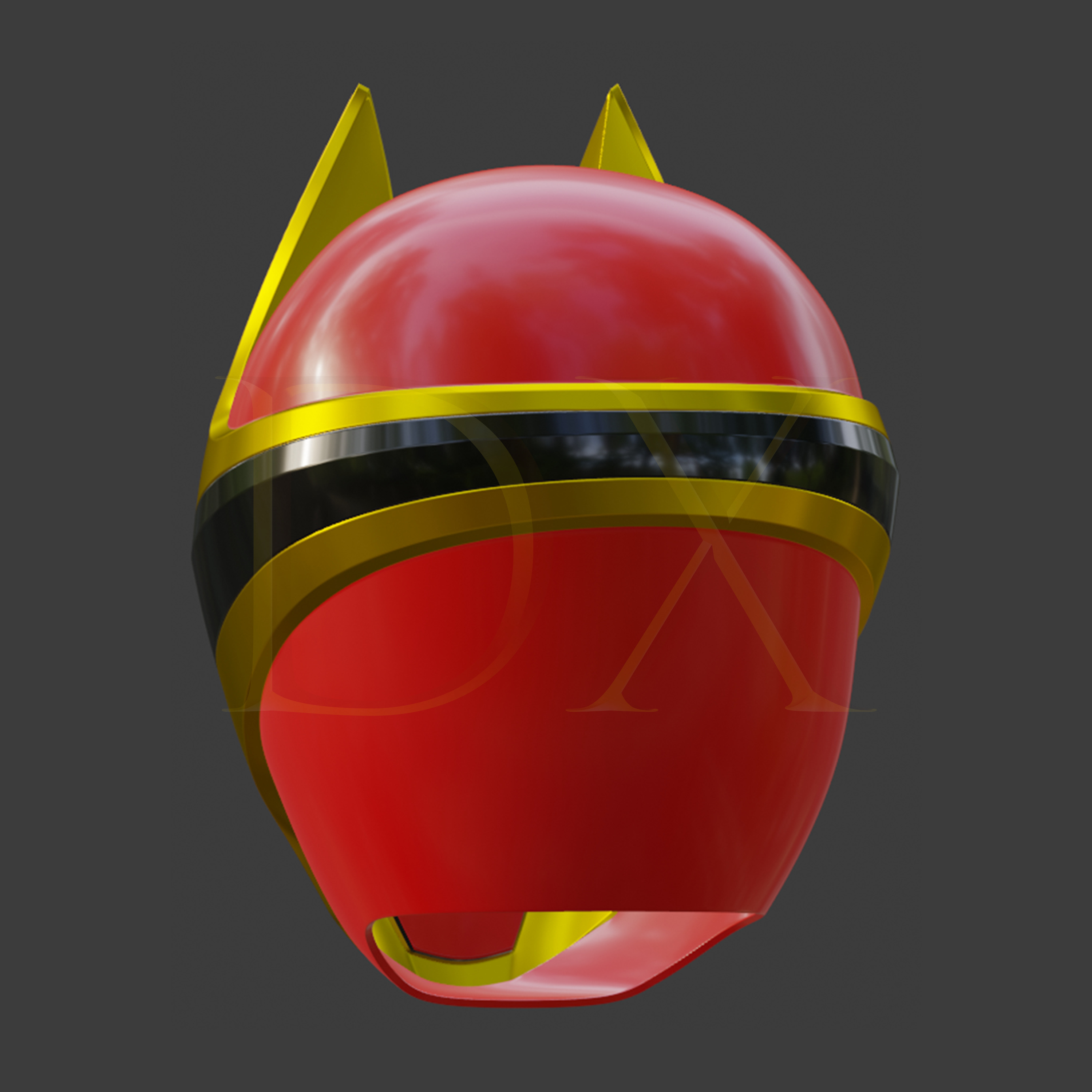 No 1 Sentai Gozyuger - Gozyuger Wolf Red 3D print model_2