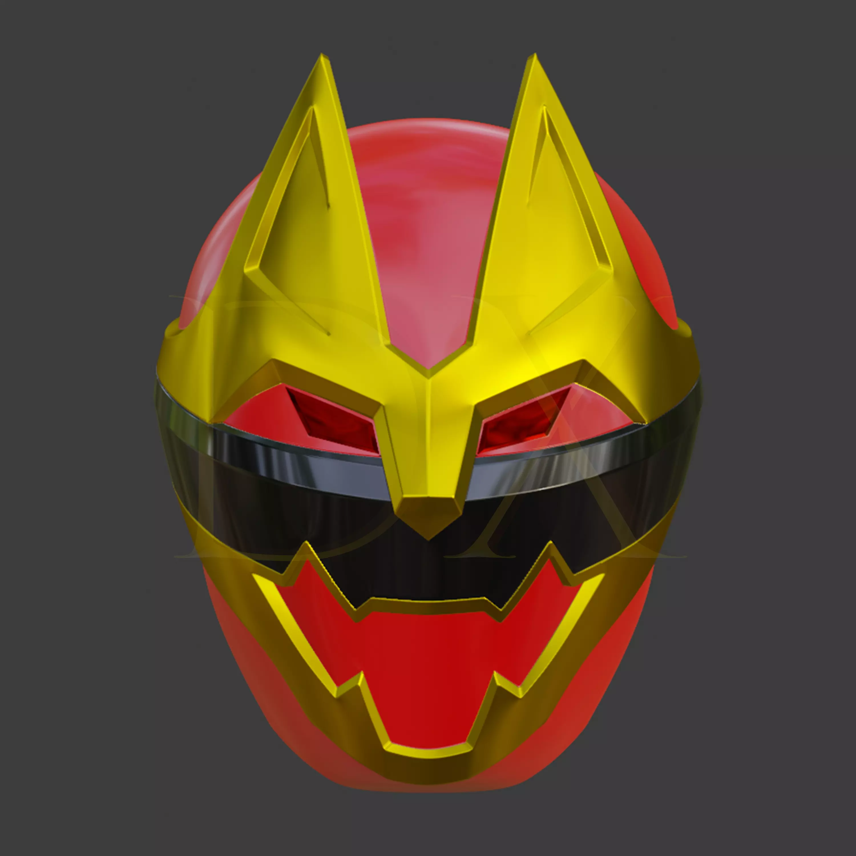 No 1 Sentai Gozyuger - Gozyuger Wolf Red 3D print model_0