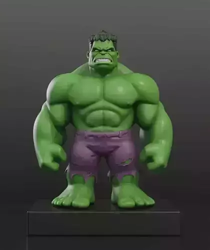 Hulk stylized - Cutted 10 cm 3d print