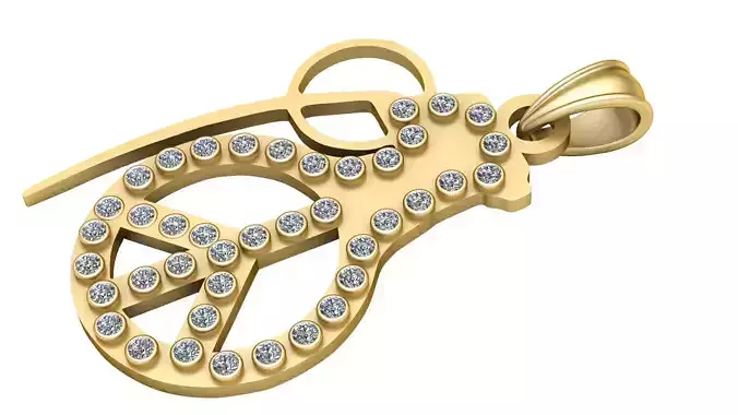 Popular Lucky pendant 3d prientable model