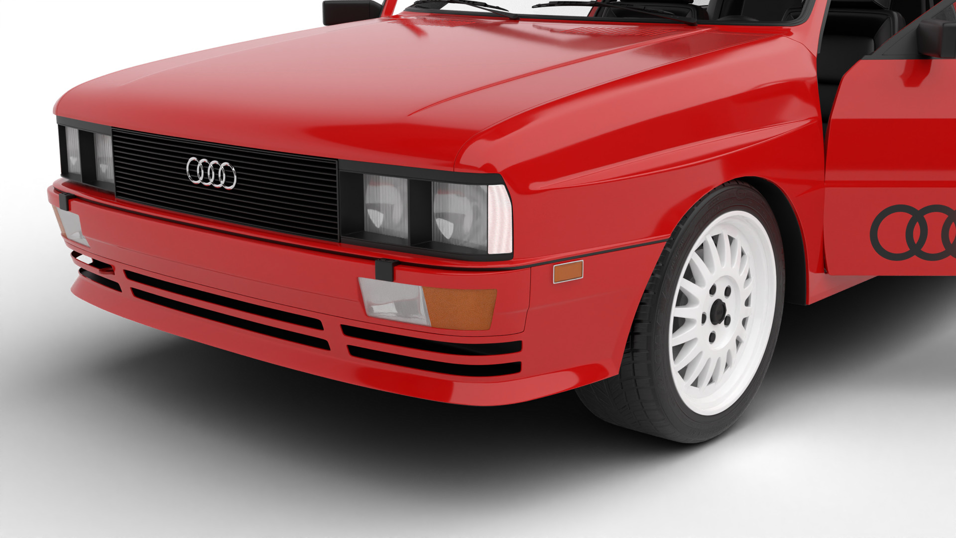 Audi Quattro UR 1980 HQ 3d model 3D model_7