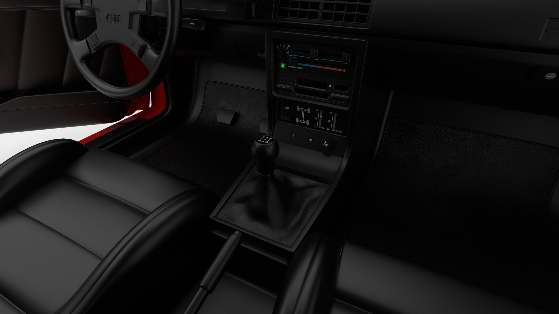 Audi Quattro UR 1980 HQ 3d model 3D model_22