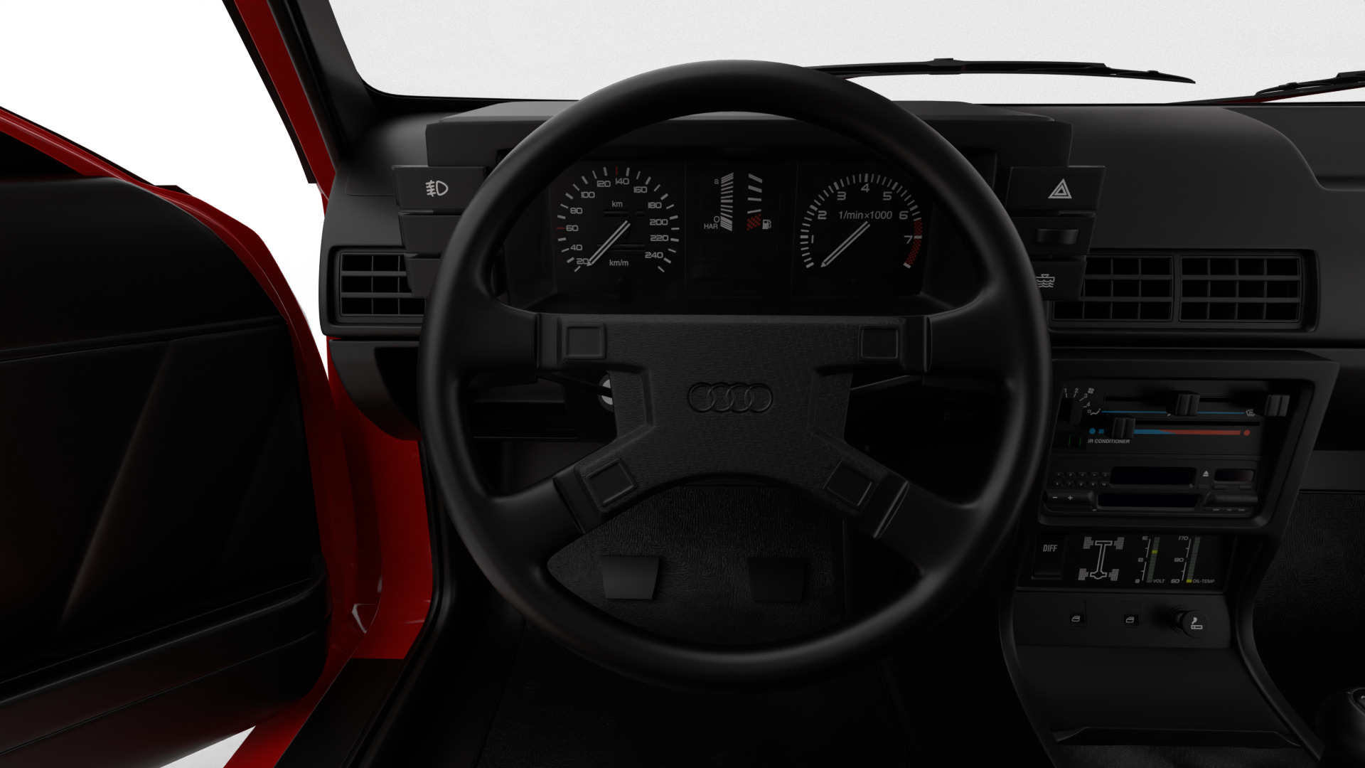 Audi Quattro UR 1980 HQ 3d model 3D model_20