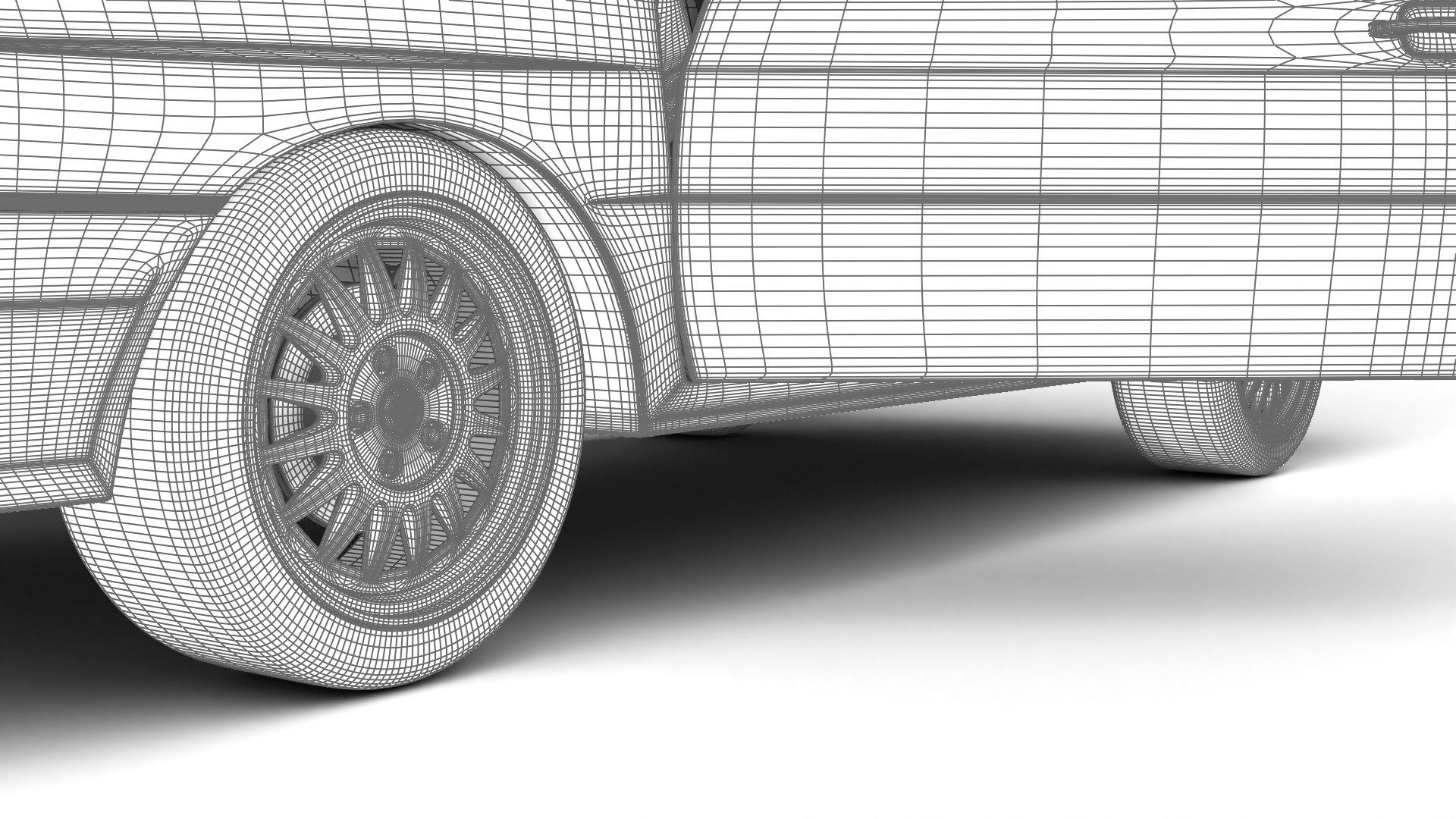 Audi Quattro UR 1980 HQ 3d model 3D model_37