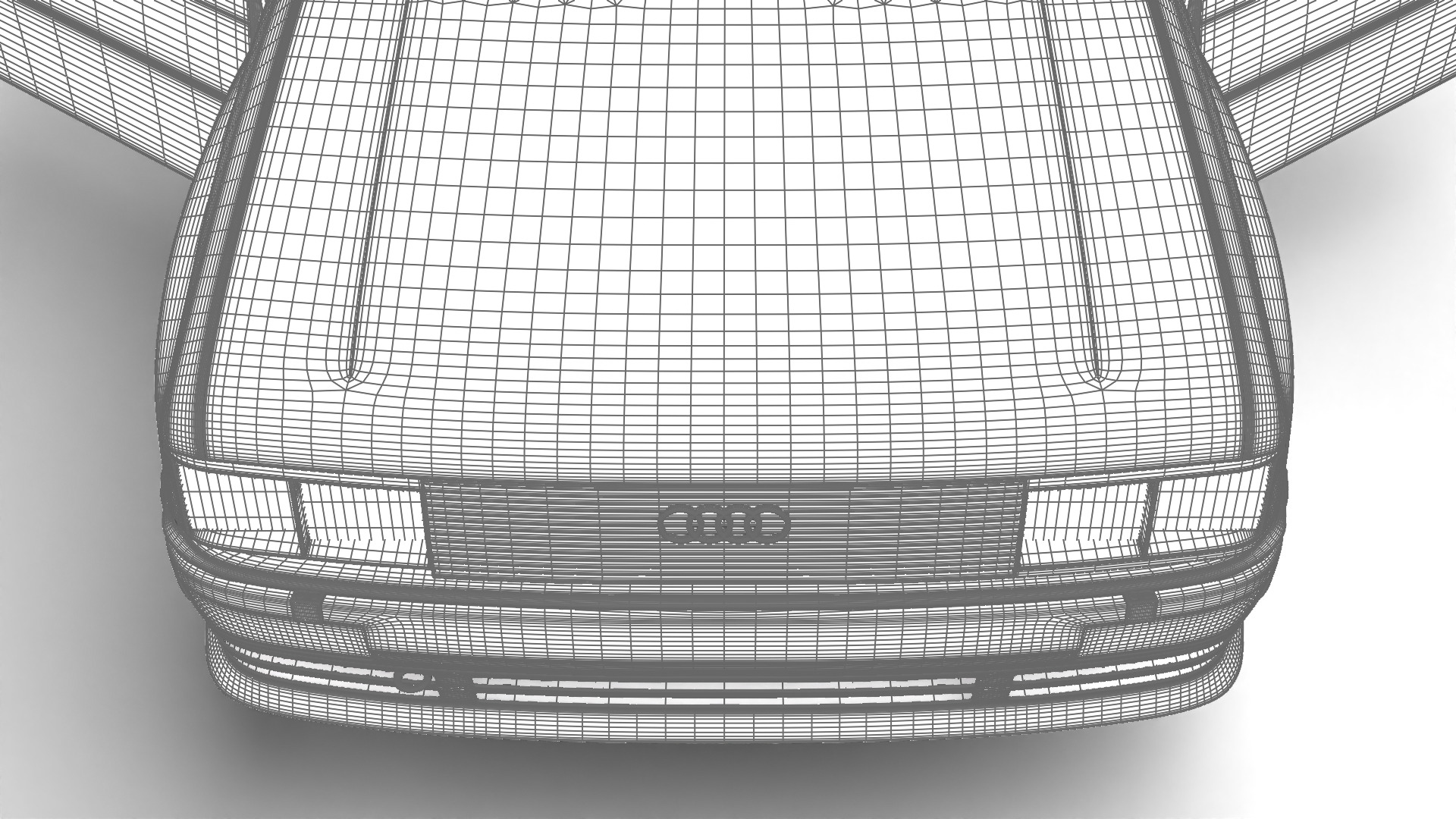 Audi Quattro UR 1980 HQ 3d model 3D model_29