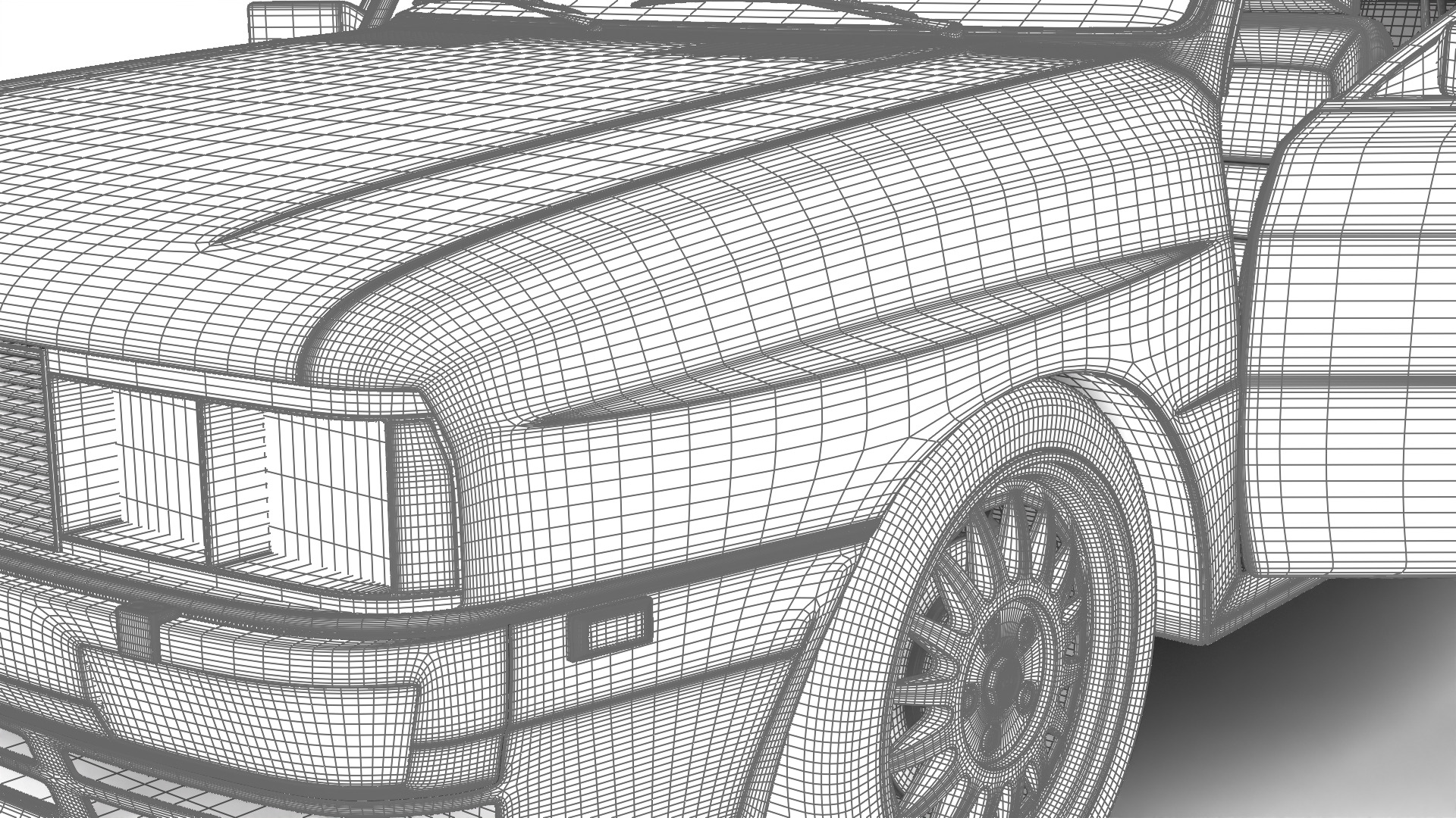 Audi Quattro UR 1980 HQ 3d model 3D model_41