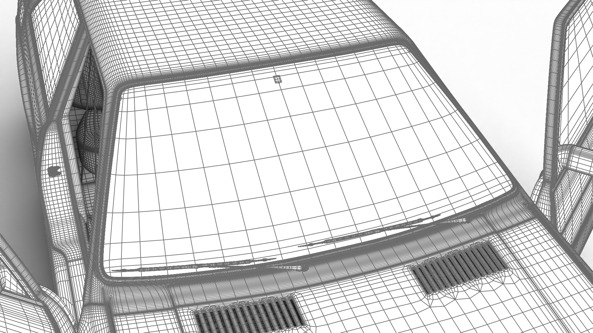 Audi Quattro UR 1980 HQ 3d model 3D model_39