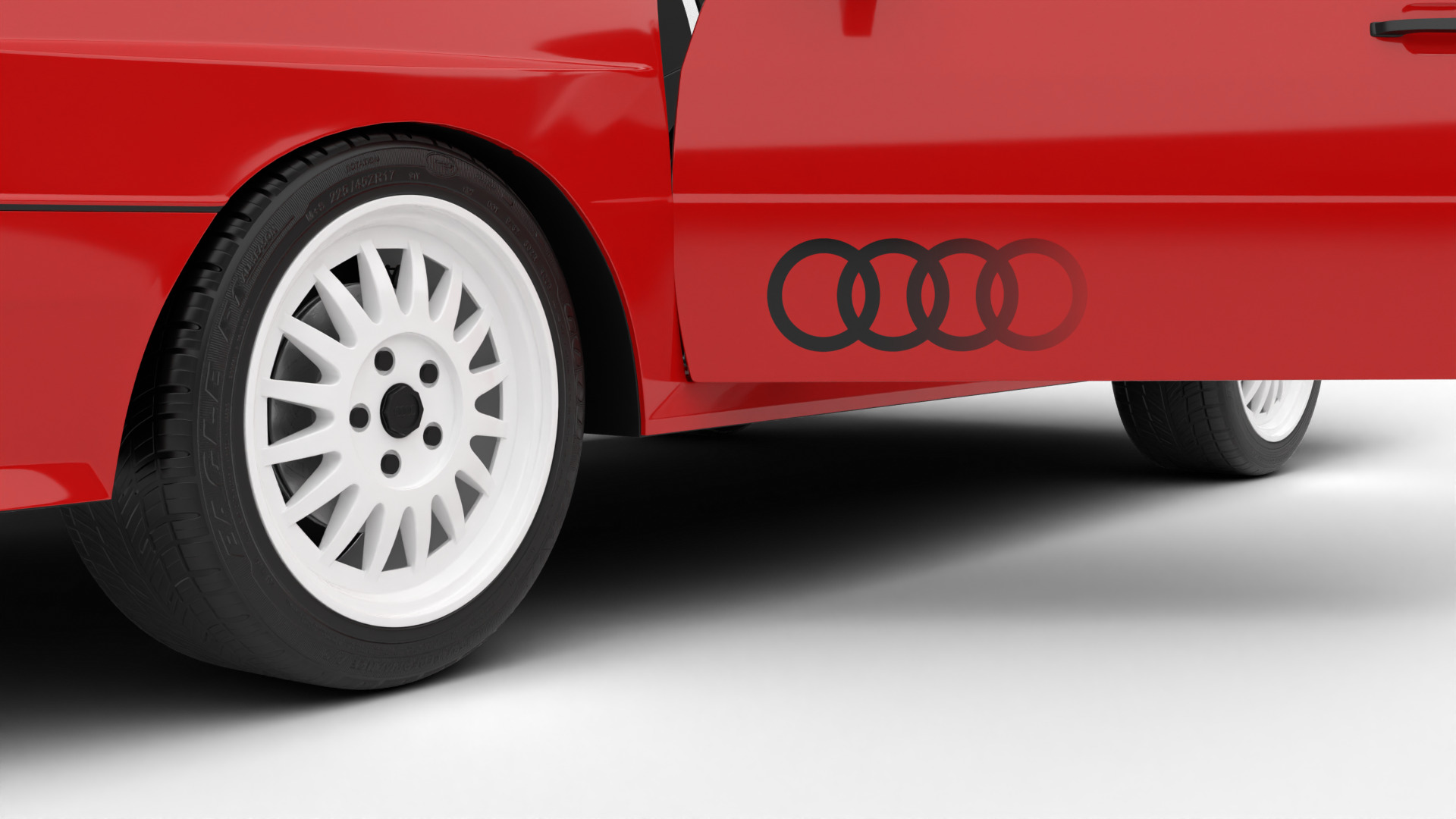 Audi Quattro UR 1980 HQ 3d model 3D model_10
