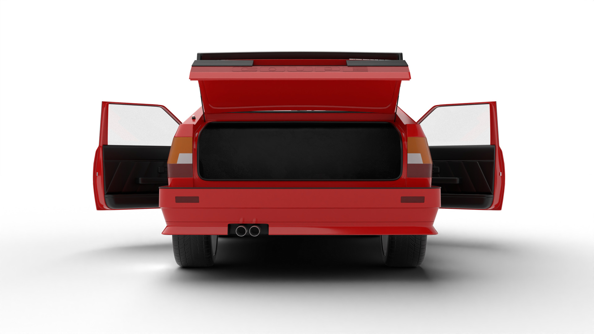 Audi Quattro UR 1980 HQ 3d model 3D model_8