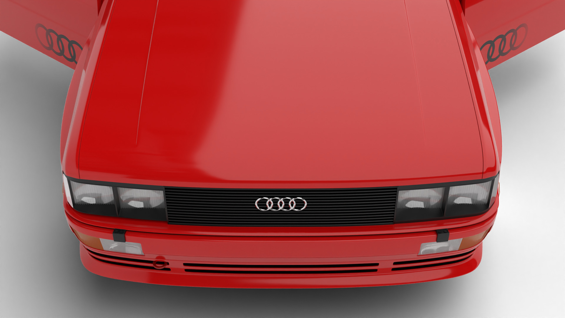 Audi Quattro UR 1980 HQ 3d model 3D model_14