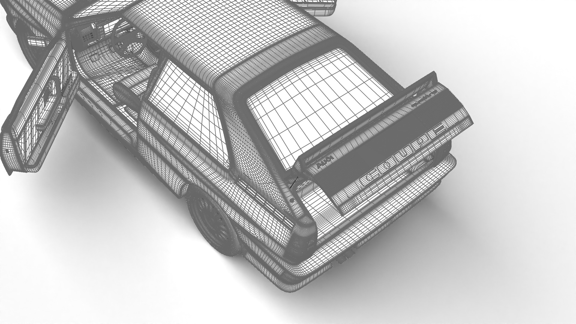 Audi Quattro UR 1980 HQ 3d model 3D model_32
