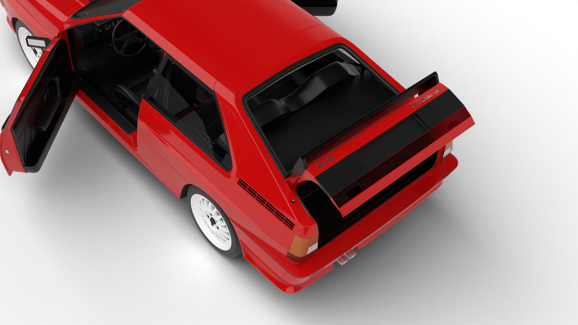 Audi Quattro UR 1980 HQ 3d model 3D model_11