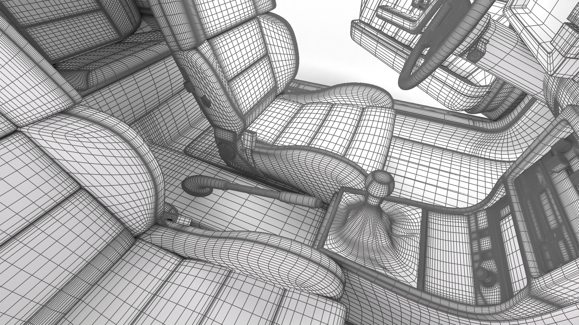 Audi Quattro UR 1980 HQ 3d model 3D model_46