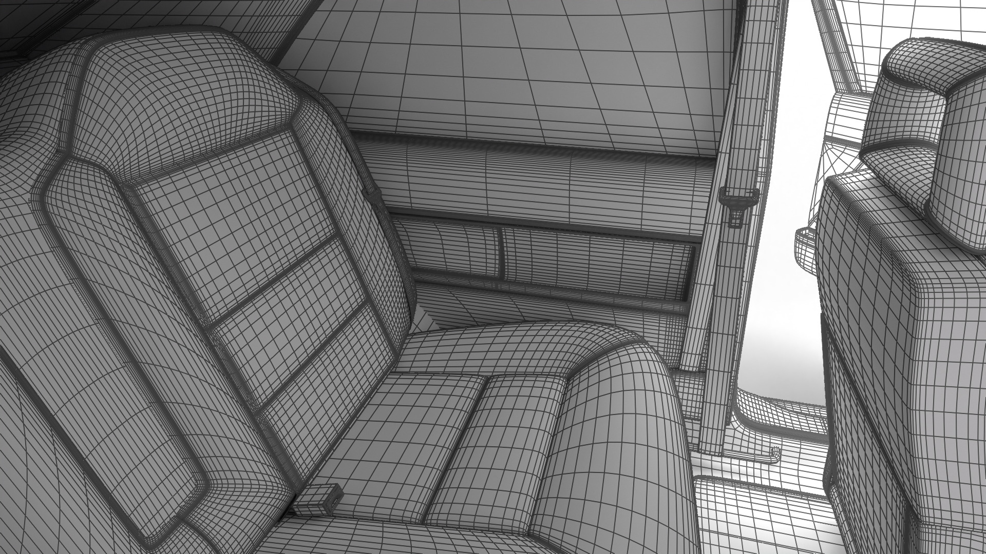 Audi Quattro UR 1980 HQ 3d model 3D model_48