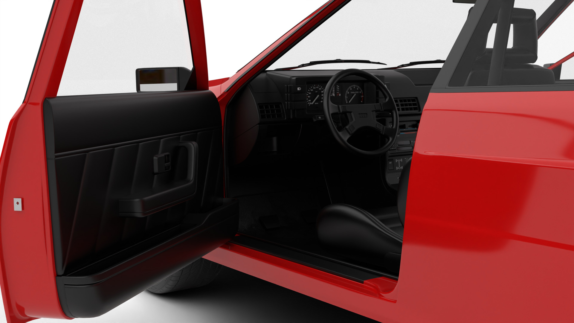 Audi Quattro UR 1980 HQ 3d model 3D model_18