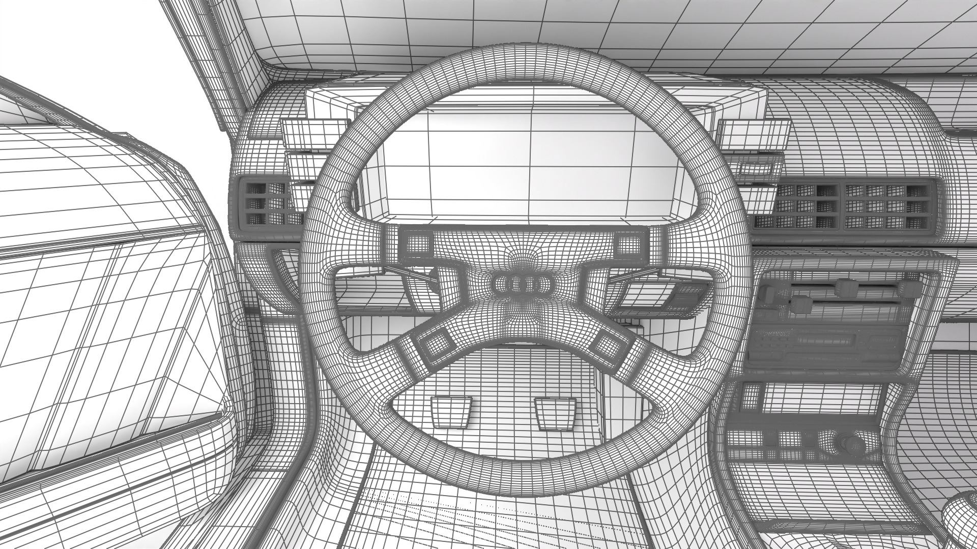 Audi Quattro UR 1980 HQ 3d model 3D model_49