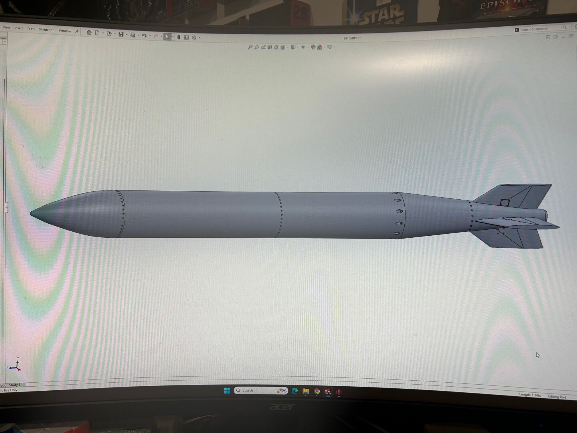B61 Model 3D print model_3