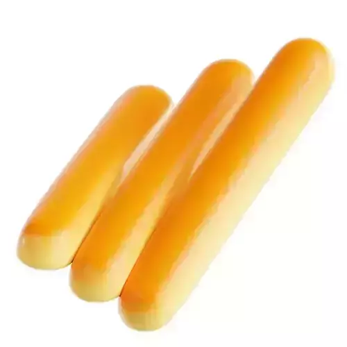 3D Render of a Fresh French Baguette